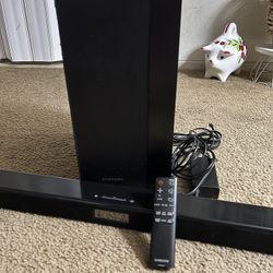 Soundbar and Subwoofer
