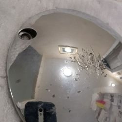 Three hole Harley derby cover.