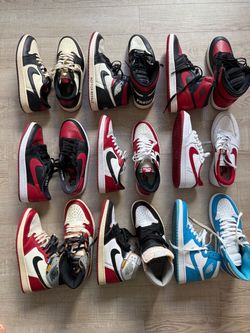 ALL AVAILABLE NO NEED TO ASK. Jordan 1 high & low ALL 9.5