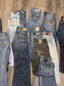 Ariat, Buckle, Rock Revival, Express, True Religion Jeans Men’s 