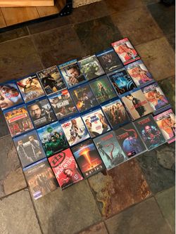 28 blue rays and dvds