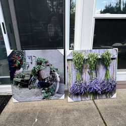 Wall Decor Canvas 40x40 Each 