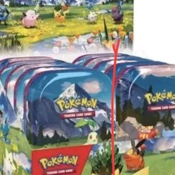 $200 Ascending Heroes Mini Tin Display 10 Tin/ Display 