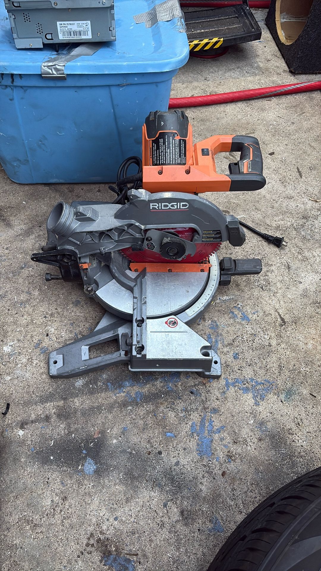 10” Ridgid Dual Bevel Miter Saw R4113 Read Description 