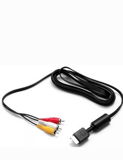 Original Composite AV RCA cable that came with the Playstation 2, 3, PS1 PS2 PS3 system