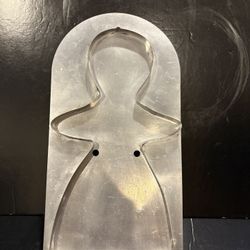 Large Vintage Tin Gingerbread Girl Cookie Cutter