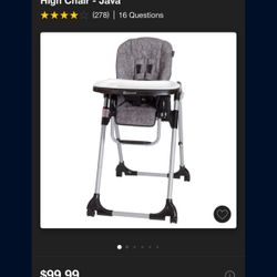 Baby 5 In 1 High Chair 
