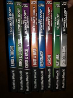 Kettle WorX (8) workout DVDs