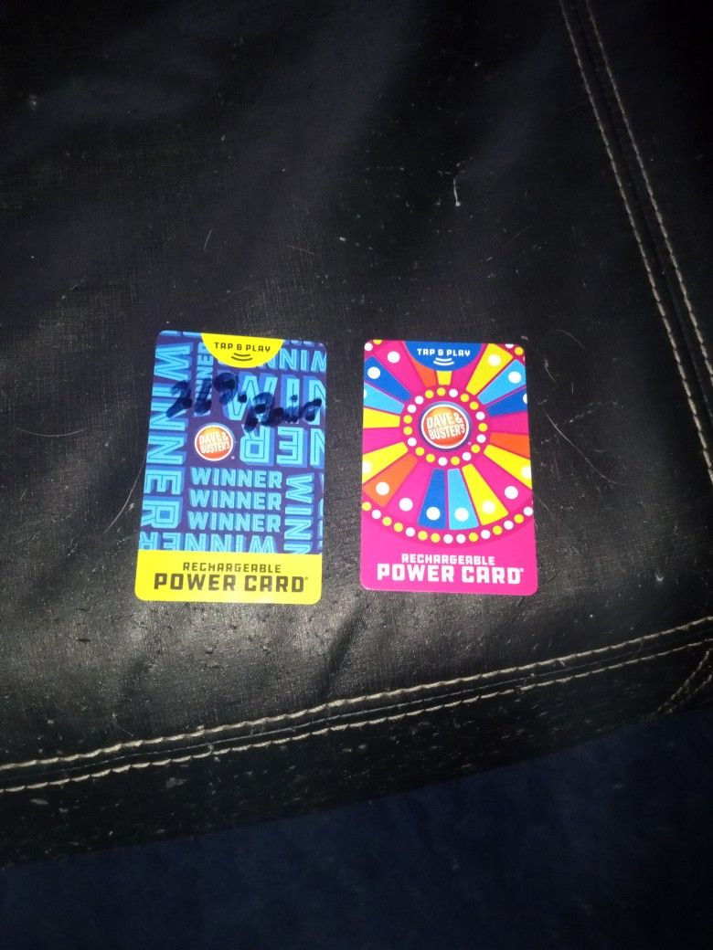 Dave And Busters Cards