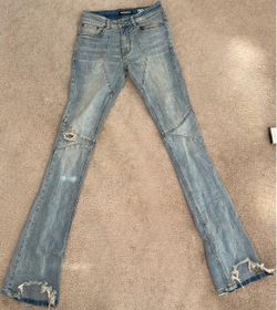 Serenede stacked jeans