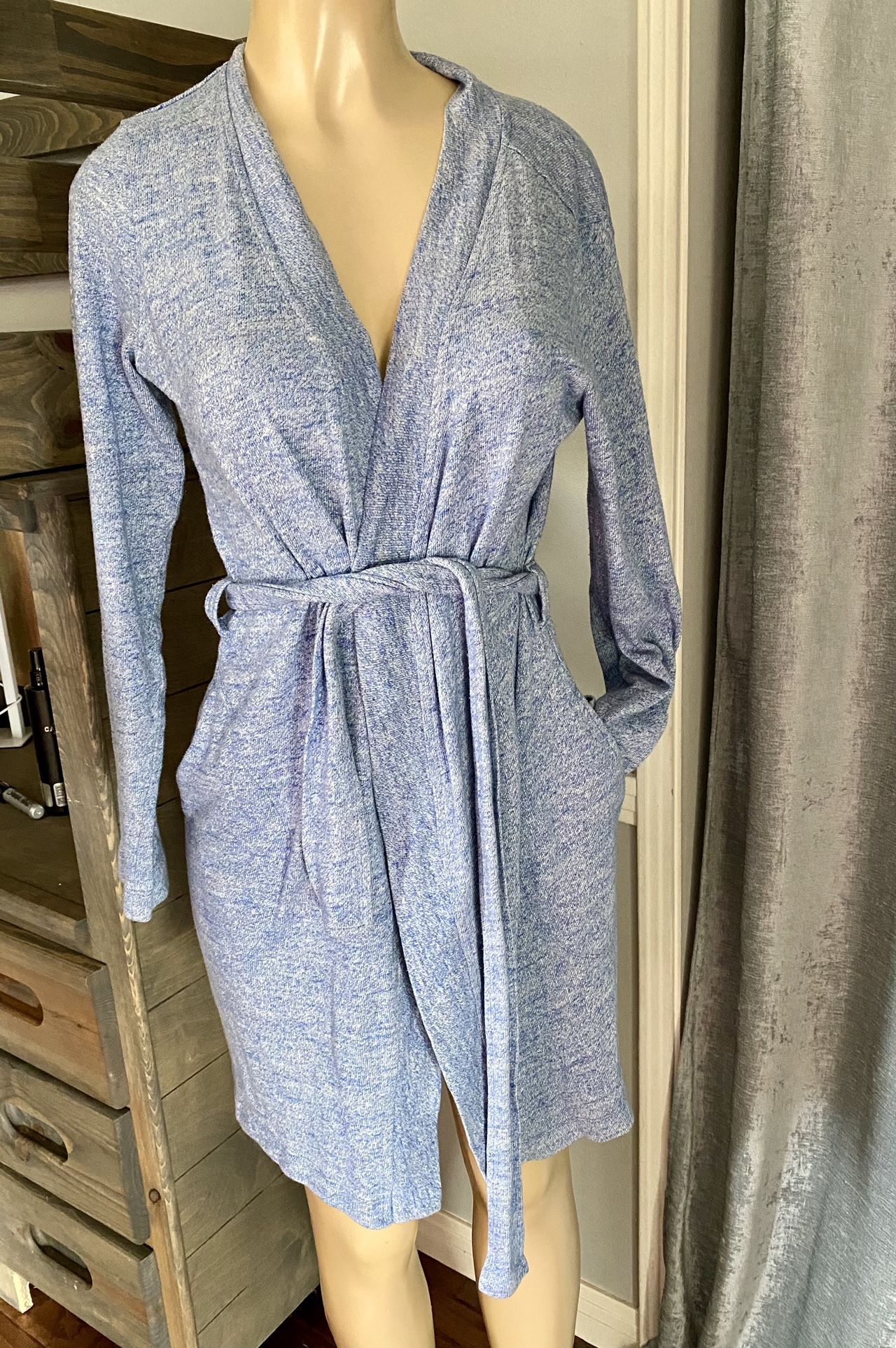 Womens Light Blue Ugg Australia Soft Robe  Sz Small 