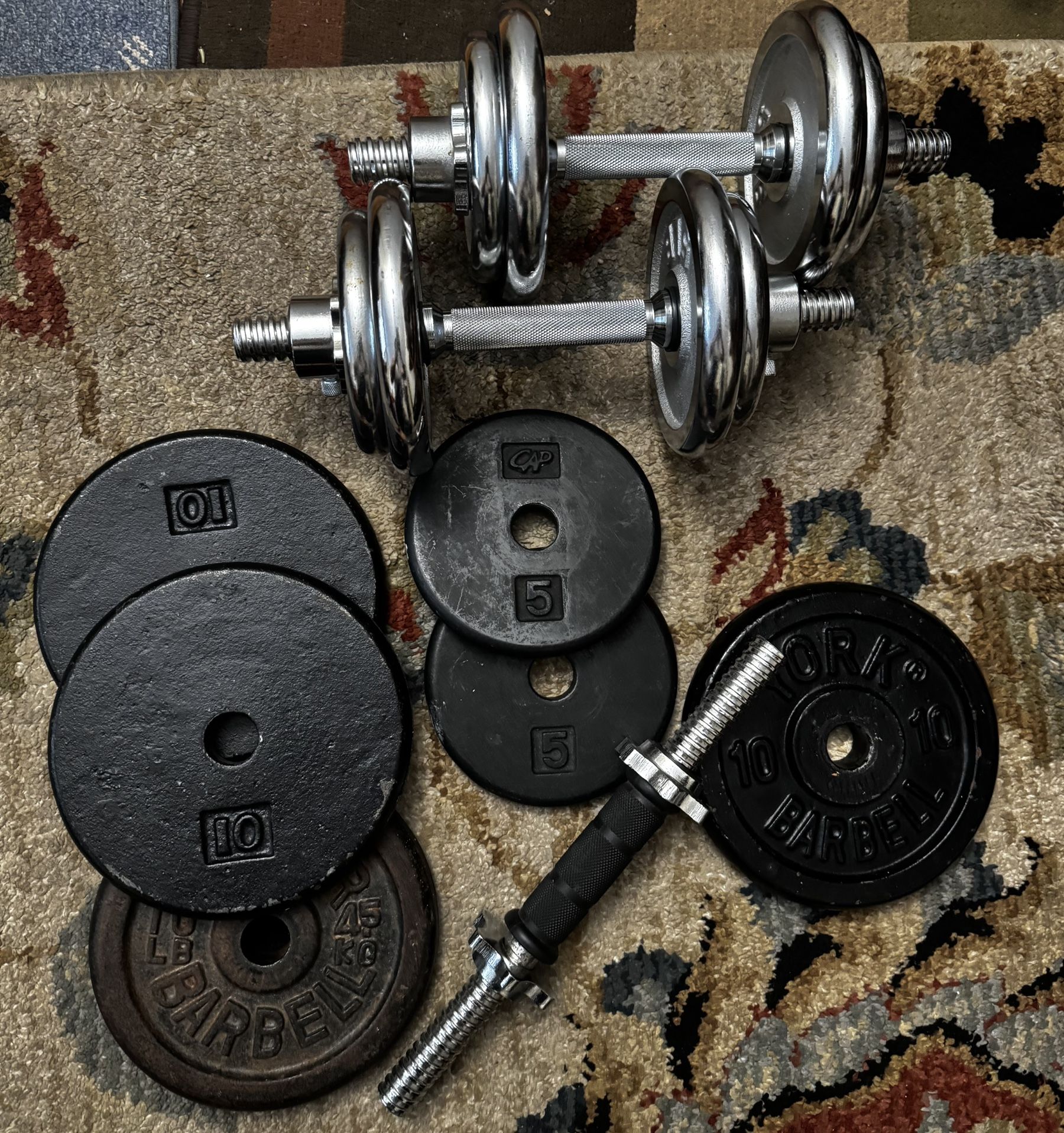 Dumbbells, Weights and Plates For Sale