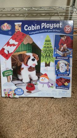 Cabin Playset For Stuffed Animals 