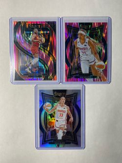 2025 Panini Select WNBA card lot(Lot of 3)