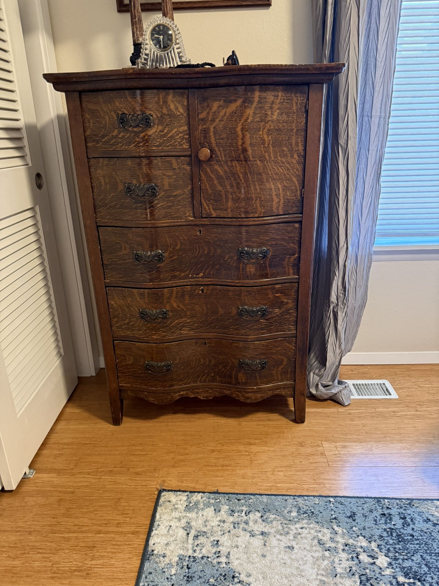 Antique Dresser - Solid Oak