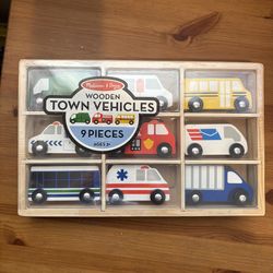 Melissa and Doug wooden town vehicle