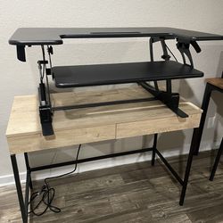 Desk Lift- Adjustable Desk Lift Converter