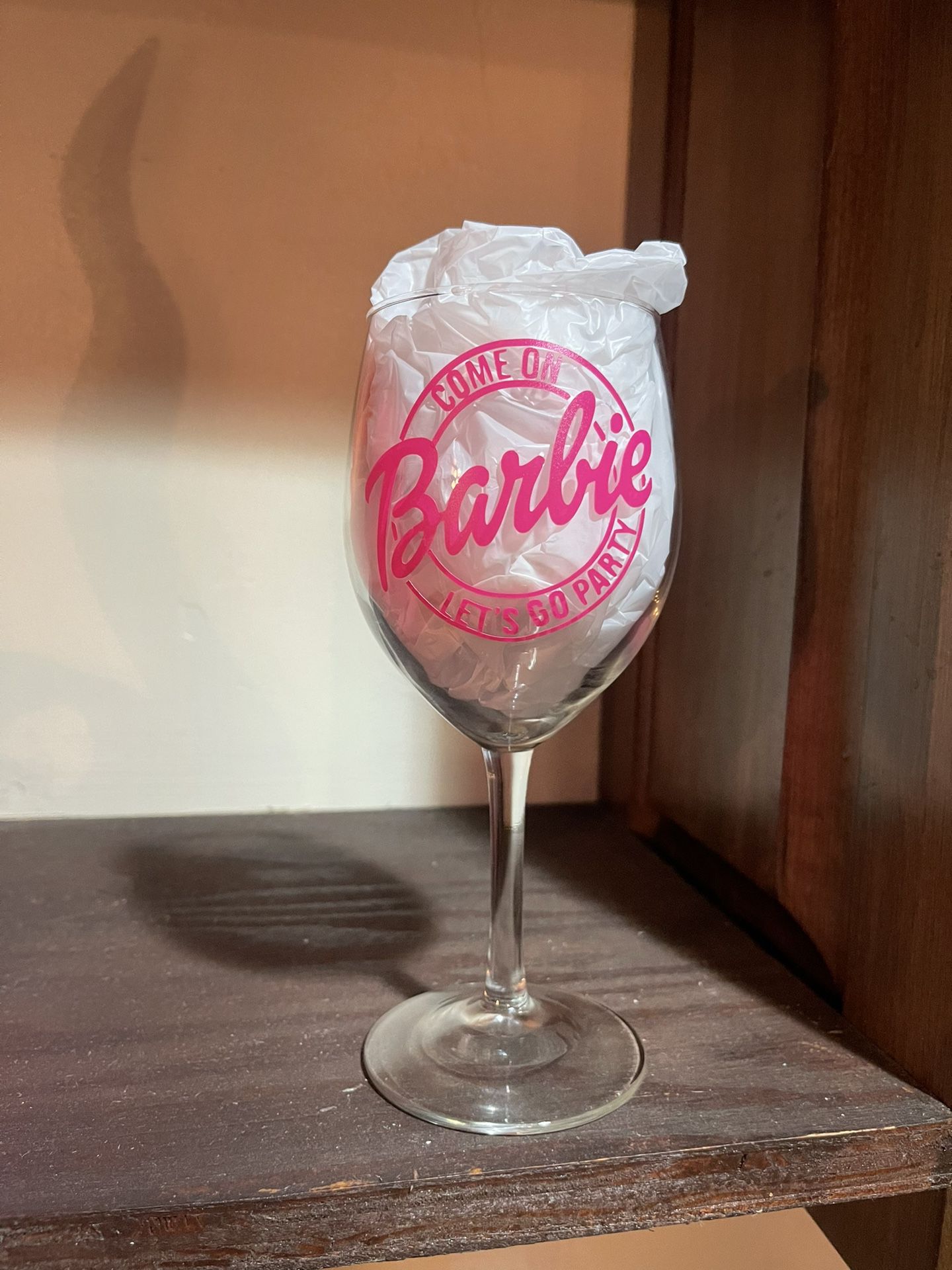 Barbie Wine Glass 