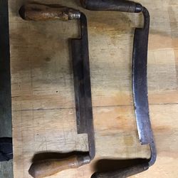 Antique Wood Bark Shavers  $20 Each