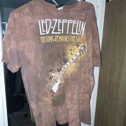 Liquid blue Led Zeppelin shirt