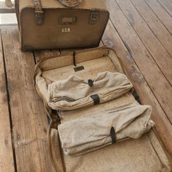 2 Military Aviator Flight Uniform Carry Bag WWll WW2