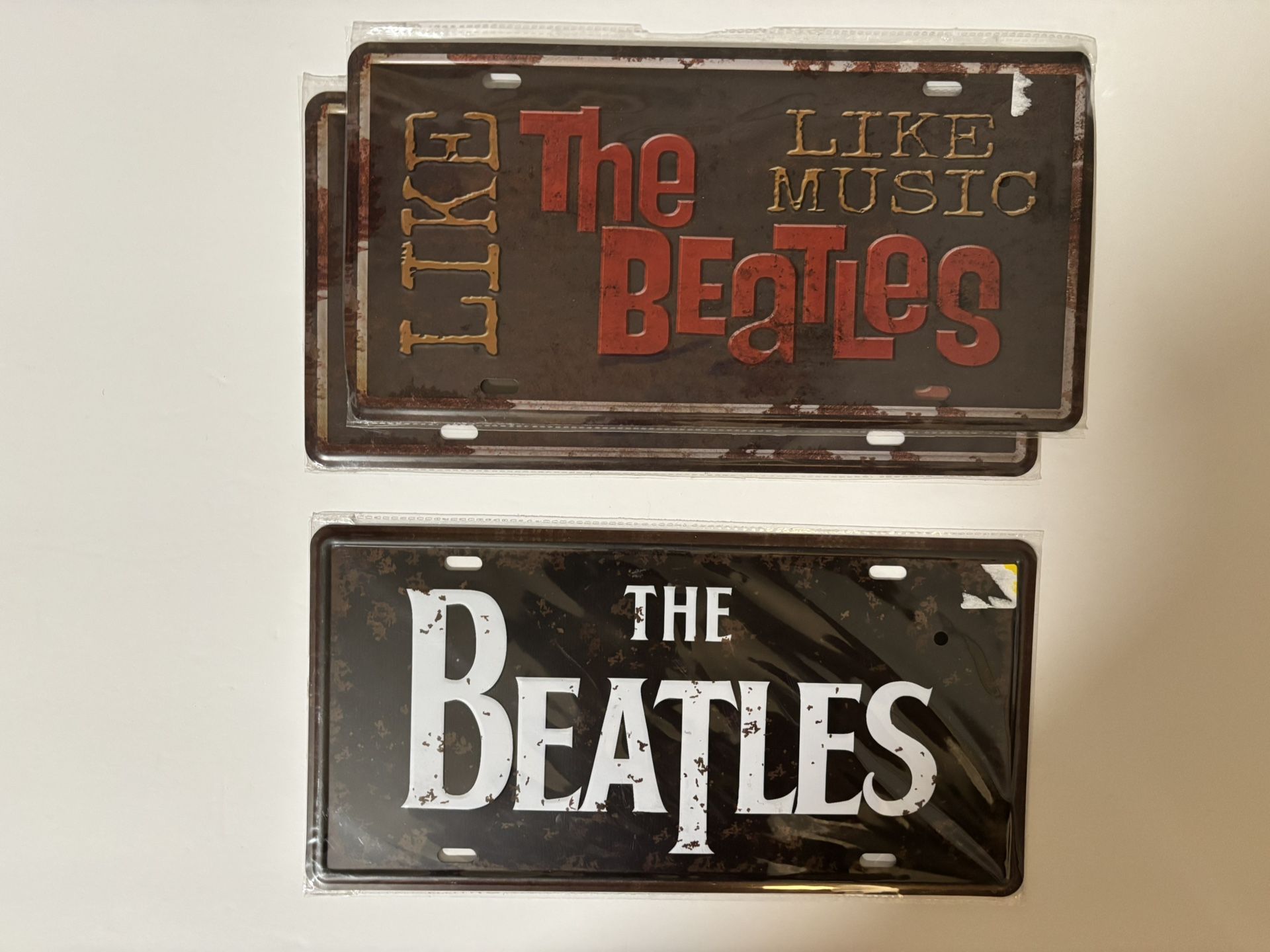 The Beatles License Plates