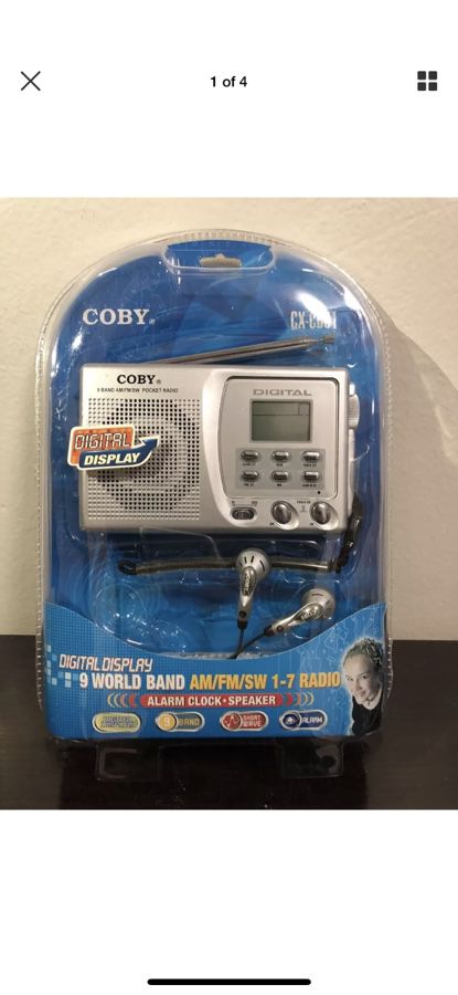 George Hanbury Prijs zwemmen Coby SHORT WAVE & AM/FM Radio with Digital Display & Alarm Clock CX-CB91  for Sale in Brooklyn, NY - OfferUp