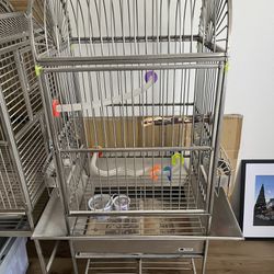 3 Different Bird Cages 