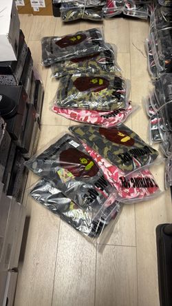 A Bathing Ape BAPE Camo Hoodies Bundle