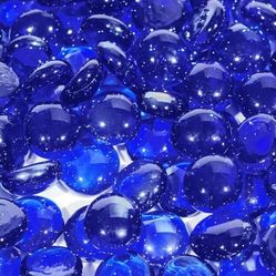Firepit Rocks 20 Pounds, High Luster 3/4 Inch Round Glass Beads