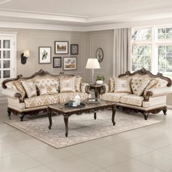 Mega Sale! 2 PCS Mardin Collection Sofa and Loveseat- Matching Accent Chair also available Now  2498.00 Free Delivery 