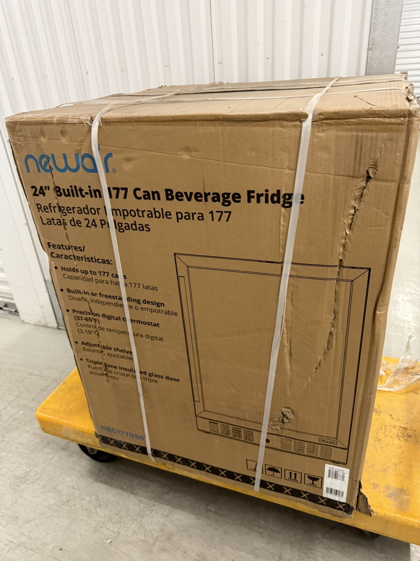 NewAir 177-Can Beverage Fridge - Built-In or Freestanding - Brand New