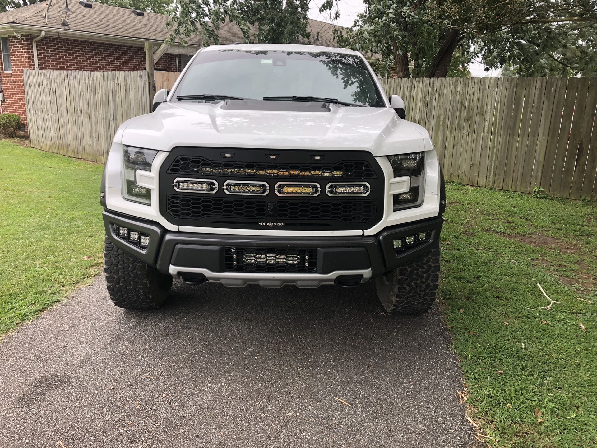 Ford Raptor fog lights and brackets