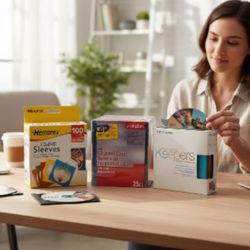 (Lot Of 3) IMATION 25-Pack Slim CD/DVD Jewel Cases/MEMOREX 150 Sleeves Sealed. One box has damage. See Pics. Brand New Sealed IMATION 25-Pack Slim Des