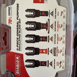 Brand new diablo 5pc oscillating general purpose blades