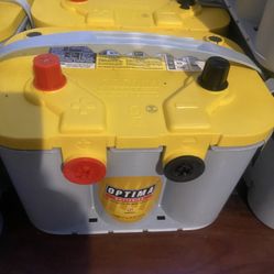 OPTIMA YELLOW TOP AND ODYSSEY GEL AGM TECHNOLOGY