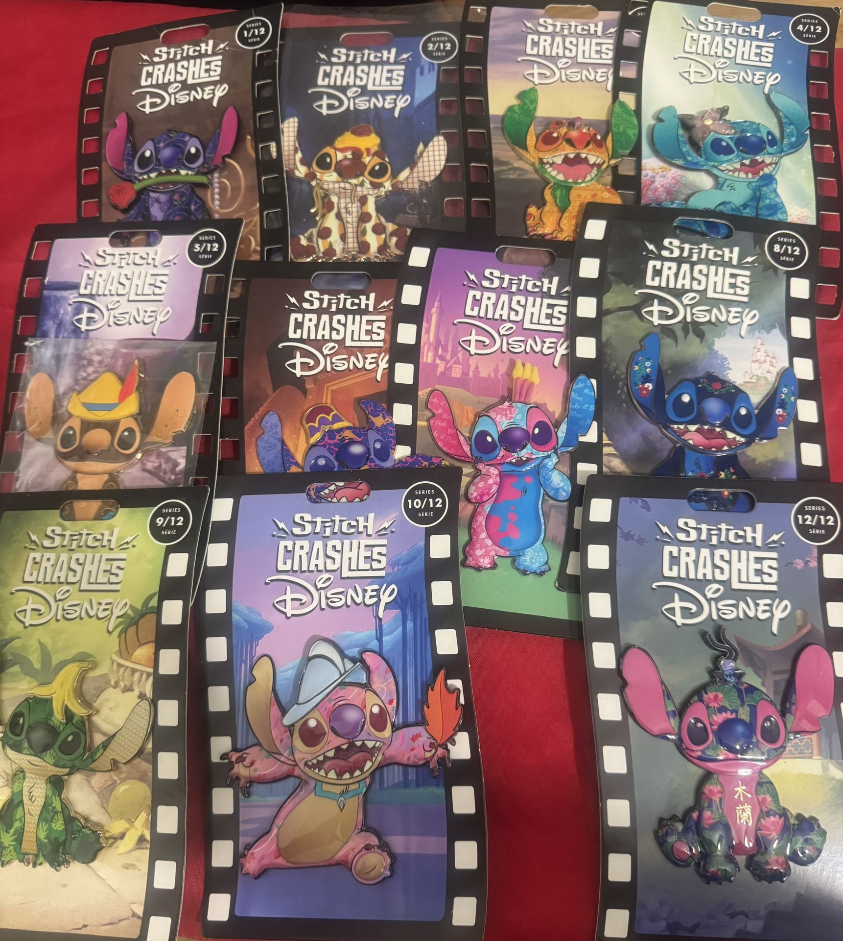 Stitch Crashes Disney Pins