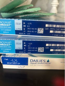 Contacts for sale /dailies