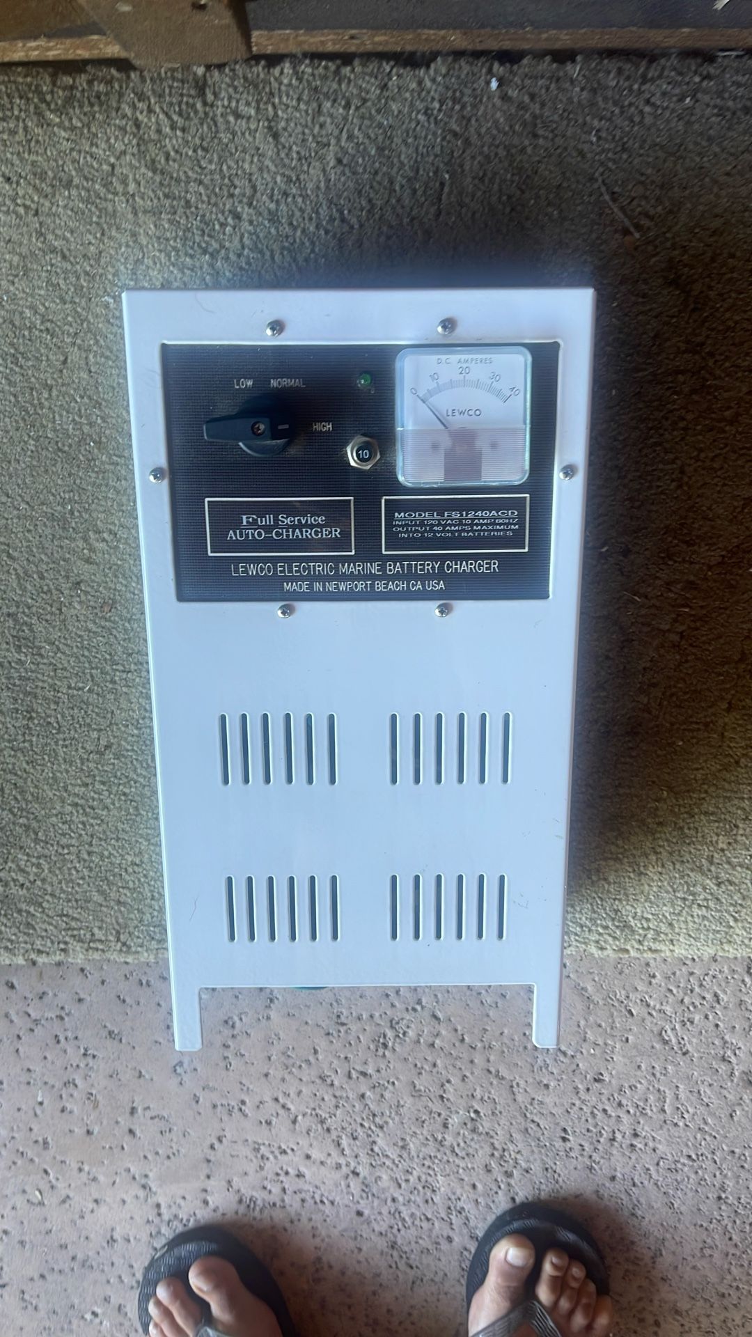 Lewco Marine Battery Charger