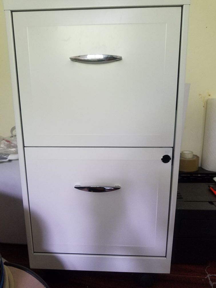 New metal white file office cabinet 360 rotating wheels