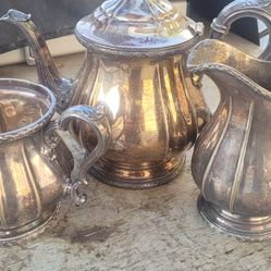 Gorham Silver Tea Set Y902 Y903 Y904