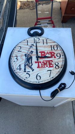 Vintage Bar Time Clock $55