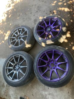 Rims 17 4 lugs universal