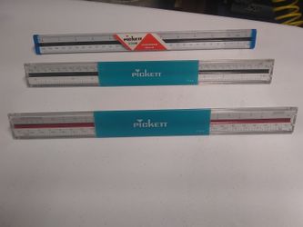 Pickett Engineer Triangle Scales - Drafting Equipment