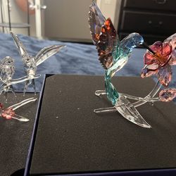 Crystal figurines ( Swarovski)