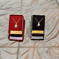 Genuine Opal Necklaces.