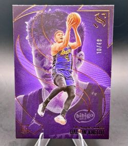 2024-25 Panini Silhouette Basketball Dalton Knecht RC Orange /49 LAKERS ROOKIE CARD