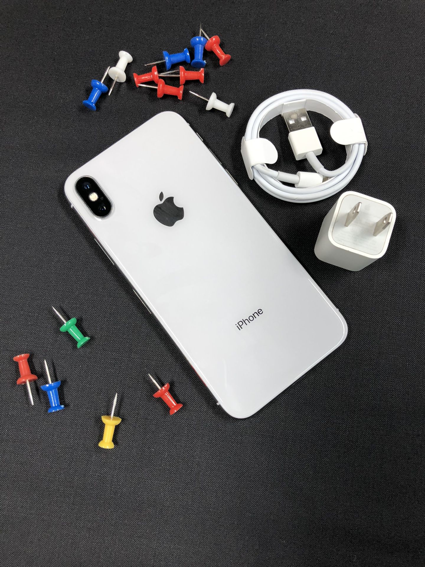 256Gb Silver iPhone X - Factory Unlocked.