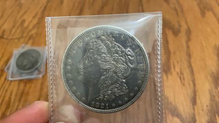 1921 90% silver Morgan dollar