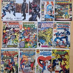 Comic Book Lot Avengers Spider-Man Punisher